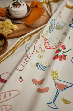 Coucke Køkkentekstiler-Køkkenhåndklæde L'Apero Dinatoire 50x75