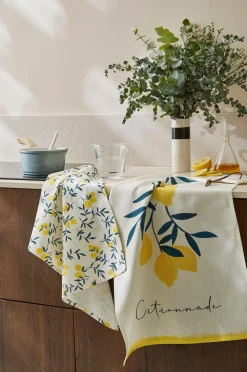 Coucke Køkkentekstiler-Køkkenhåndklæde Citronnade 50x75 cm