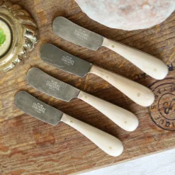 Culinary Concepts London Husholdningsartikler-Blonde Oak Sæt med fire smørknive/spredere