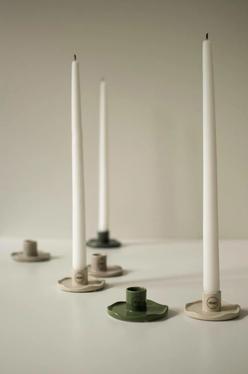 DBKD Lysestager & Lanterner-Lysestage Wave Candle