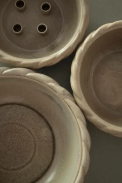 DBKD Julepynt|Lysestager & Lanterner-Twine tallerken-lysestage