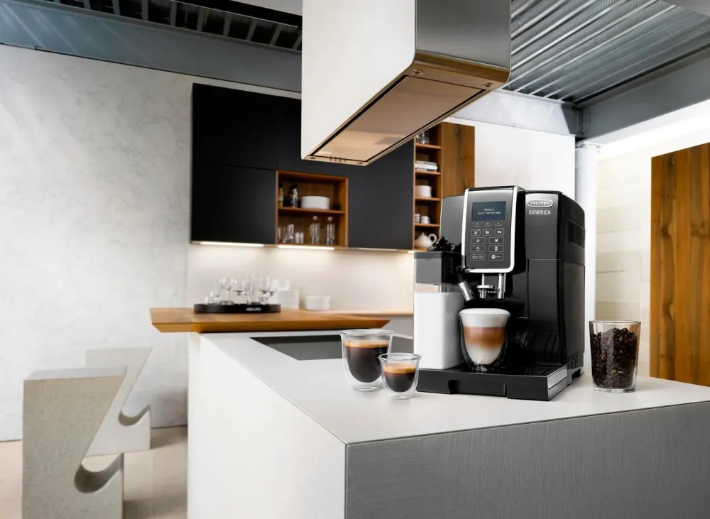 Delonghi Kaffe- & Espressomaskiner-Espressomaskine - fuldautomatisk ECAM350.55.B