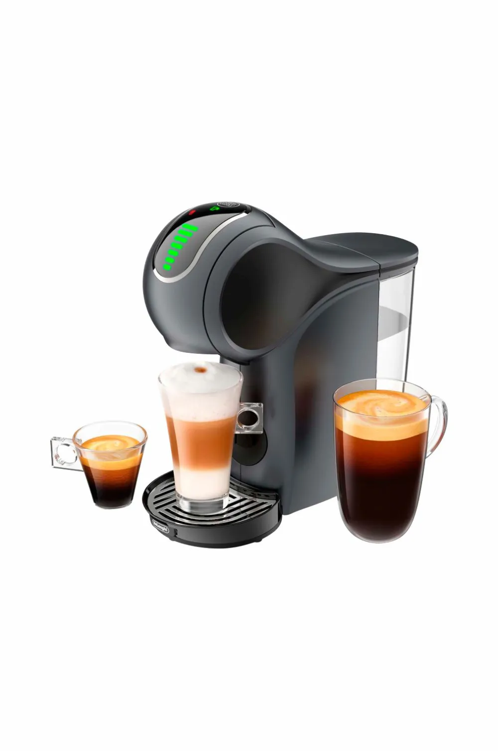Delonghi Kaffe- & Espressomaskiner-Kapselkaffemaskine Edg426.gy Genio S Touch Automatic Anthracite