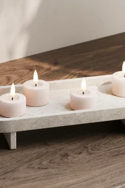 DeluxeHomeart Lys & Duft-LED fyrfadslys 4x4,5 cm 2 stk.