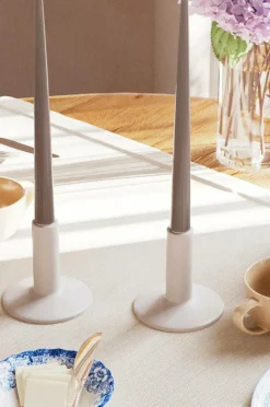 DeluxeHomeart Lys & Duft-LED Keglelys skinnende 2,2x28 cm 2 stk.