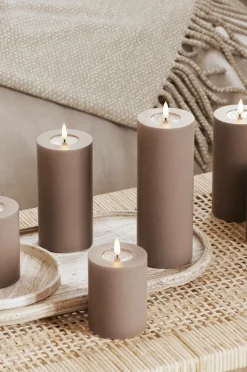 DeluxeHomeart Lys & Duft-LED-søjlelys 7,5x10 cm