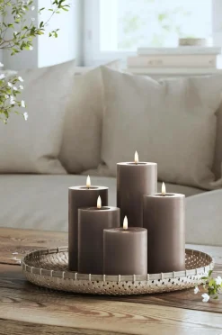 DeluxeHomeart Lys & Duft-LED-søjlelys 7,5x10 cm