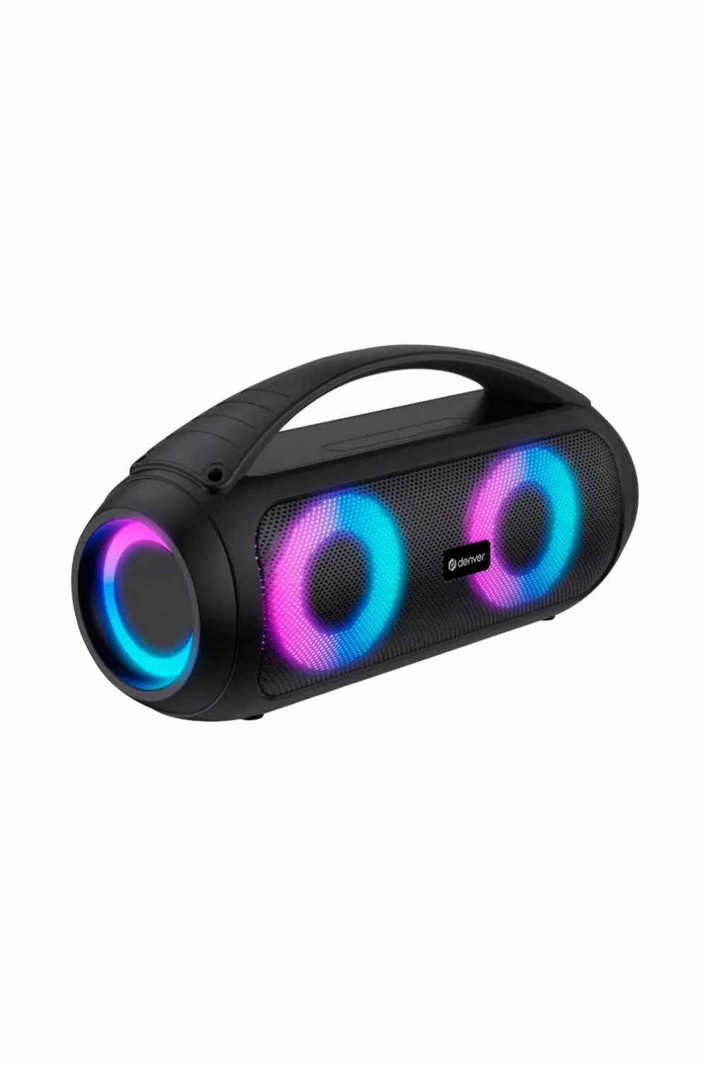 Denver Tv, Lyd & Det Smarte Hjem-Bluetooth-højttaler med lyseffekter og genopladeligt batteri BTG-616