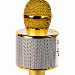 Denver Tv, Lyd & Det Smarte Hjem-Bluetooth-karaokemikrofon med indbygget højttaler Guld