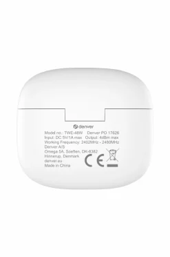 Denver Tv, Lyd & Det Smarte Hjem-Høretelefoner Twe-48w True Wireless Bluetooth