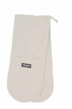 Dexam Køkkentekstiler-Dobbelt ovnhandske Love Colour by - Stone