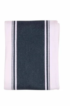 Dexam Køkkentekstiler-Stribet viskestykke Love Colour - Ink Blue