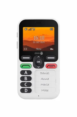Doro Mobiltelefoner, Tablets & Tilbehør-Uro Leva X10 Hvid/sort