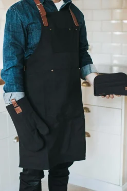 Dorre Køkkentekstiler-Forklædesæt Flick 3 dele