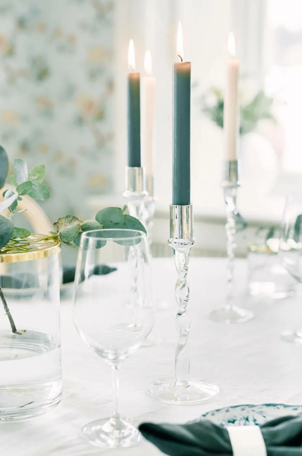 Dorre Lysestager & Lanterner-Lysestage Twist 2-pak