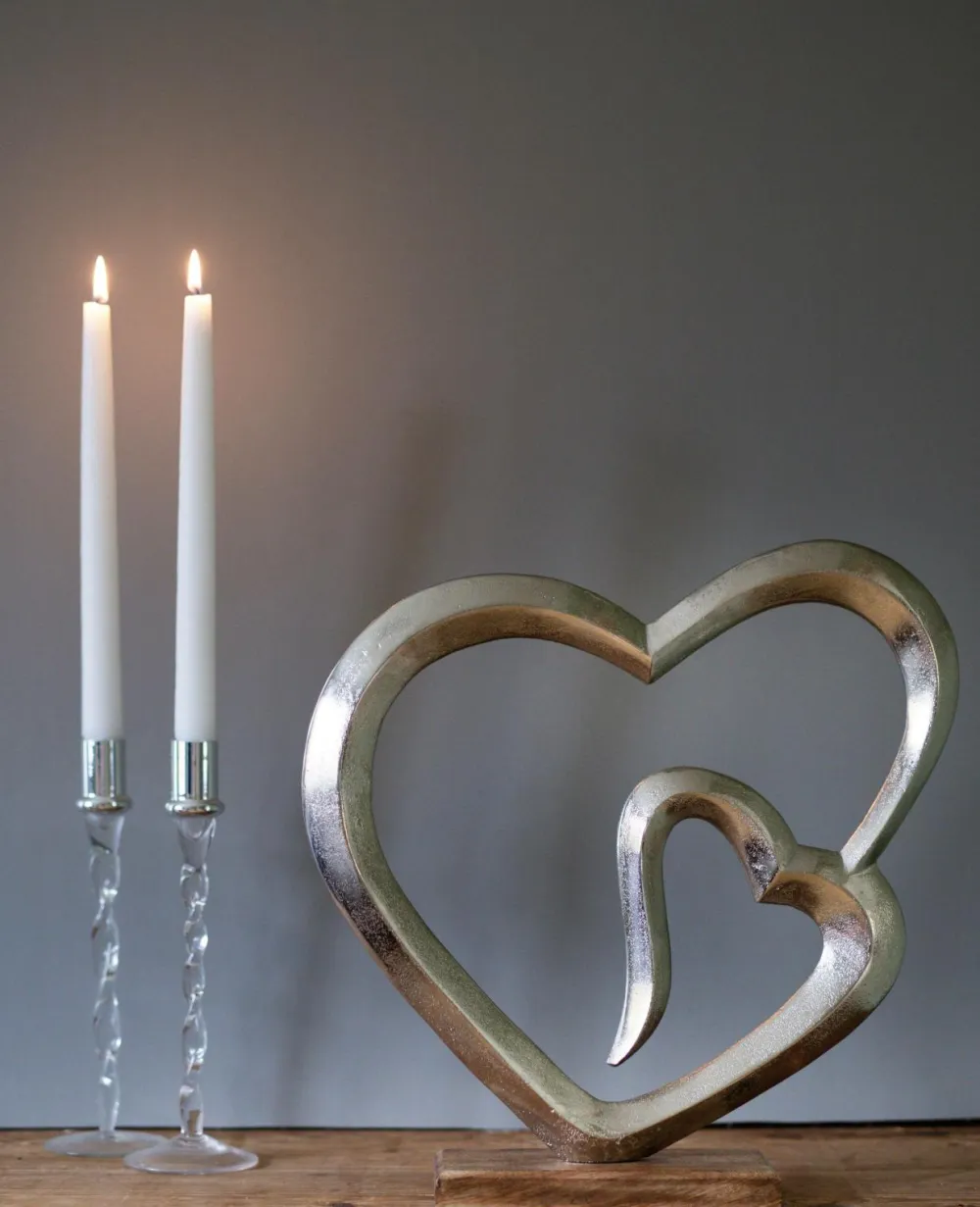 Dorre Lysestager & Lanterner-Lysestage Twist 2-pak