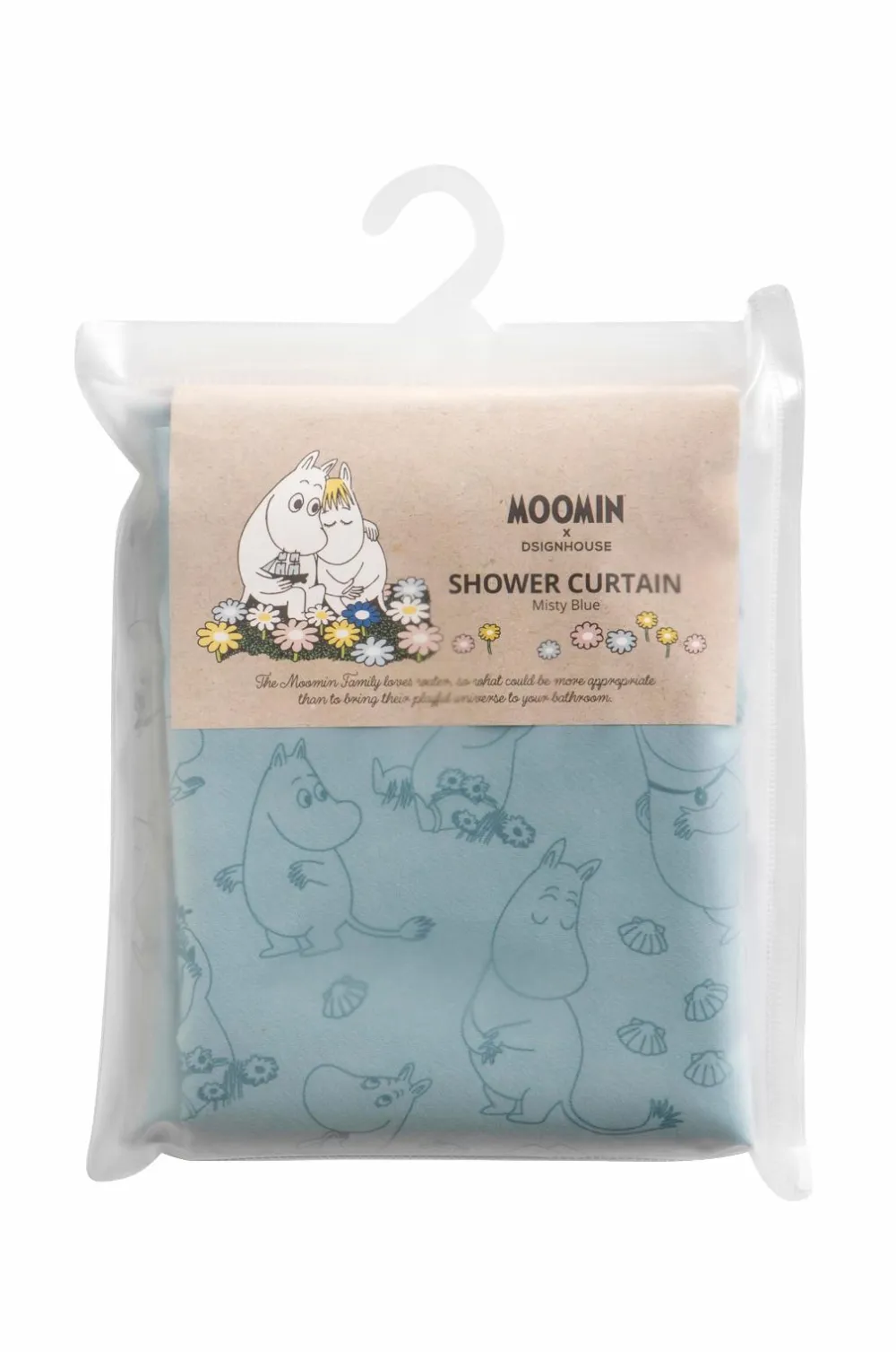 Dsignhouse x Moomin Badeværelsestilbehør-Bruseforhæng Mumin 180x200 cm