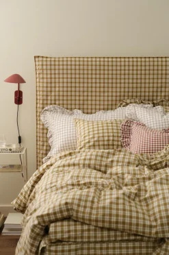 Ellos Møbeltekstiler-Home Betræk til hovedgærde Sonneli Check i bomuld
