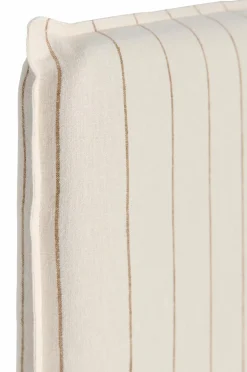 Ellos Møbeltekstiler-Home Betræk til hovedgærde Elly Thin Stripe i genanvendt halvlinned