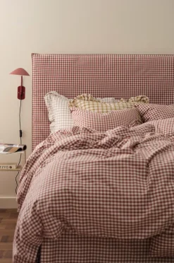 Ellos Møbeltekstiler-Home Betræk til hovedgærde Sonneli Check i bomuld