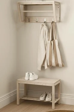 Ellos Entrémøbler-Home Bænk / skohylde Stripe