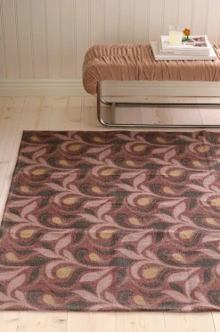 Ellos Fladvævede Tæpper|Bomulds- & Kludetæpper-Home Bomuldsgulvtæppe Floral