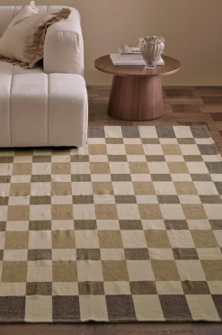 Ellos Fladvævede Tæpper|Bomulds- & Kludetæpper-Home Bomuldsgulvtæppe Check