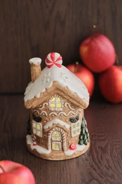 Ellos Julepynt-Home Dekorationshus Ginger med LED-belysning