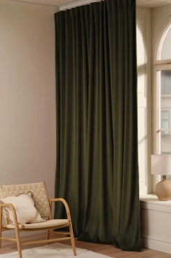 Ellos Gardiner Efter Mål|Persienner-Home DEMI skræddersyet fløjlsgardin