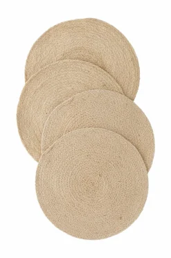 Ellos Borddækning & Servering|Bordtekstiler-Home Dækkeserviet Ria i jute, 4-pak