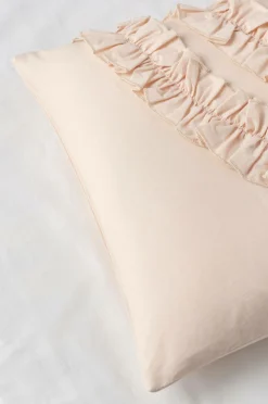 Ellos Dynebetræk-Home Dynebetræk Juliette Curve Frill i vasket bomuld 2 dele