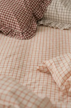 Ellos Lagener-Home Faconsyet lagen Sonneli Check i bomuld