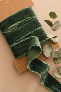 Ellos Gavepapir & Tilbehør-Home Fløjlsstrop Crushed 5 meter