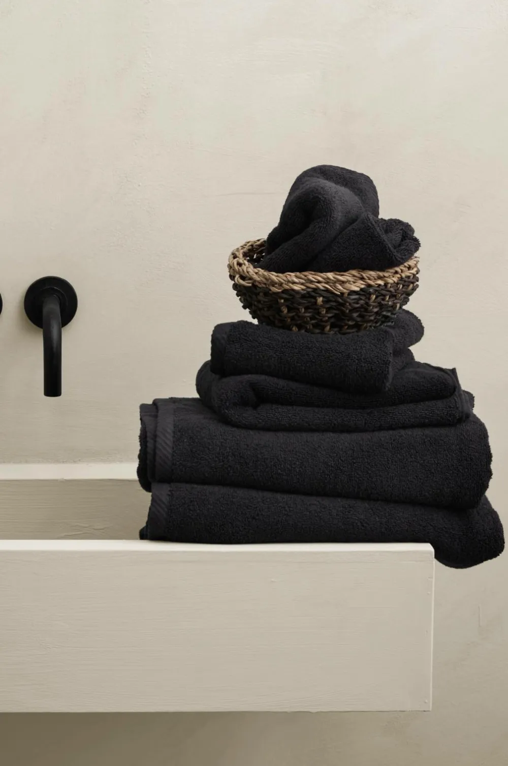 Ellos Badeværelsestekstiler-Home Frottésæt Elise i 6 dele