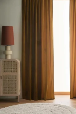 Ellos Velourgardiner-Home Gardinlængde med multibånd Nora i velour, 2-pak