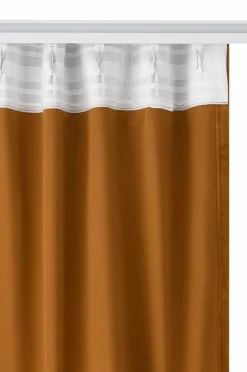 Ellos Velourgardiner-Home Gardinlængde med multibånd Nora i velour, 2-pak