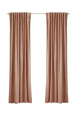 Ellos Velourgardiner-Home Gardinlængde med multibånd Nora i velour, 2-pak