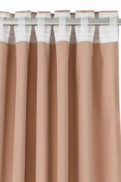 Ellos Velourgardiner-Home Gardinlængde med multibånd Nora i velour, 2-pak