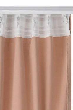 Ellos Velourgardiner-Home Gardinlængde med multibånd Nora i velour, 2-pak