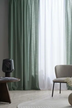 Ellos Julegardiner|Hørgardiner-Home Gardinlængde med rynkebånd Beata, 2-pak