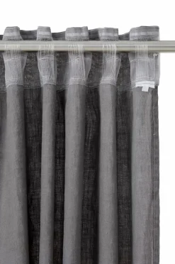 Ellos Julegardiner|Hørgardiner-Home Gardinlængde med rynkebånd Pembroke Wide i hør, 1-stk