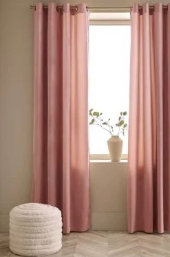 Ellos Julegardiner|Gardiner Med Sejlring-Home Gardinlængde med sejlringe Nora i velour, 2-pak