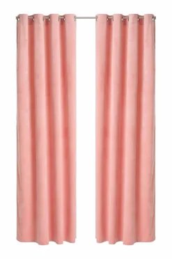 Ellos Julegardiner|Gardiner Med Sejlring-Home Gardinlængde med sejlringe Nora i velour, 2-pak