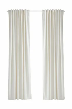 Ellos Velourgardiner-Home Gardinlængde med multibånd Nora i velour, 2-pak
