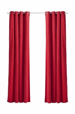 Ellos Julegardiner|Gardiner Med Sejlring-Home Gardinlængde med sejlringe Nora i velour, 2-pak