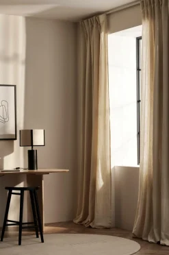 Ellos Julegardiner|Hørgardiner-Home Gardinlængde med rynkebånd Beata, 2-pak