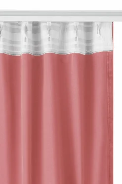 Ellos Velourgardiner-Home Gardinlængde med multibånd Nora i velour, 2-pak