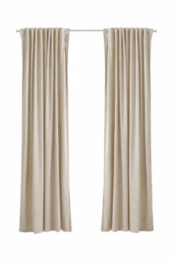 Ellos Persienner|Velourgardiner-Home Gardinlængde med multibånd Nora i velour, 2-pak