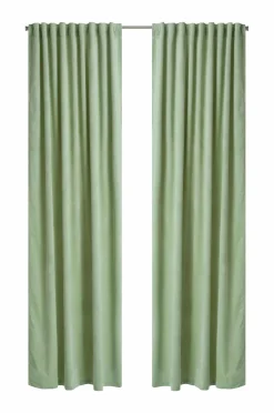 Ellos Persienner|Velourgardiner-Home Gardinlængde med multibånd Nora i velour, 2-pak