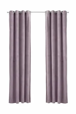 Ellos Julegardiner|Gardiner Med Sejlring-Home Gardinlængde med sejlringe Nora i velour, 2-pak